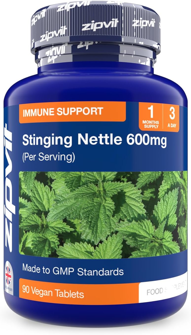 Zipvit Stinging Nettle 600mg 90 Tablets High Strength Vegetarian