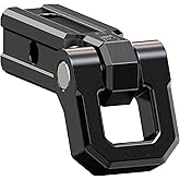 RENO Shackle Hitch Receiver, 2" Receiver Towing Mount with 3/4" D-Ring Shackle Combo kit - Heavy Duty 45,000 lbs Compatible with Trucks Off Road SUV 4x4 Vehicle Towing Recovery (Aluminum, Black)