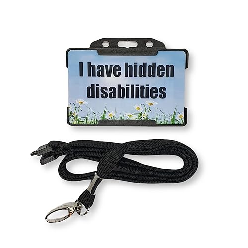 Hidden Disability ID Card Lanyard Disability Awareness (DOUBLE