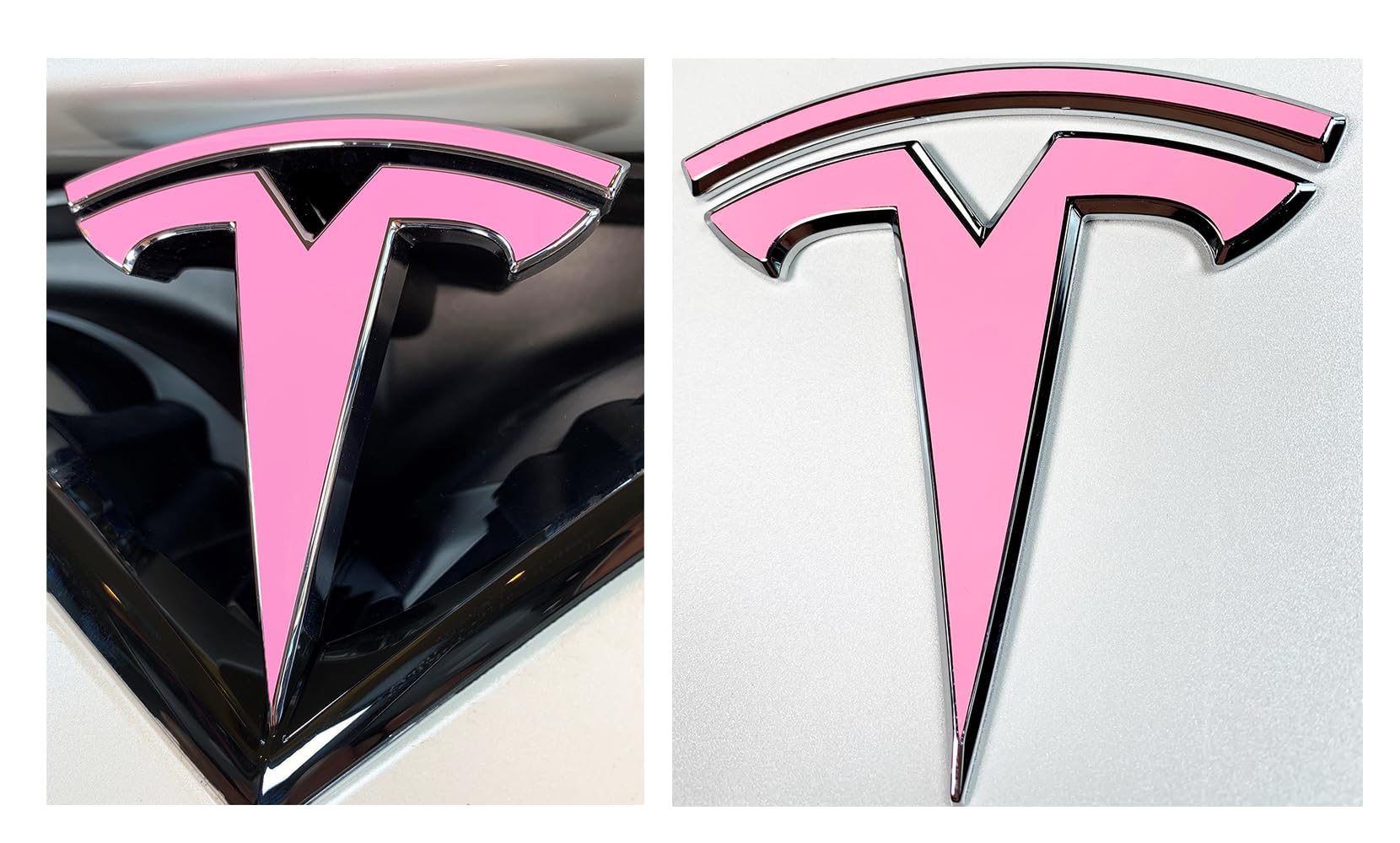 Logo Decal Wrap for Tesla Model S, Refresh, 4-pc