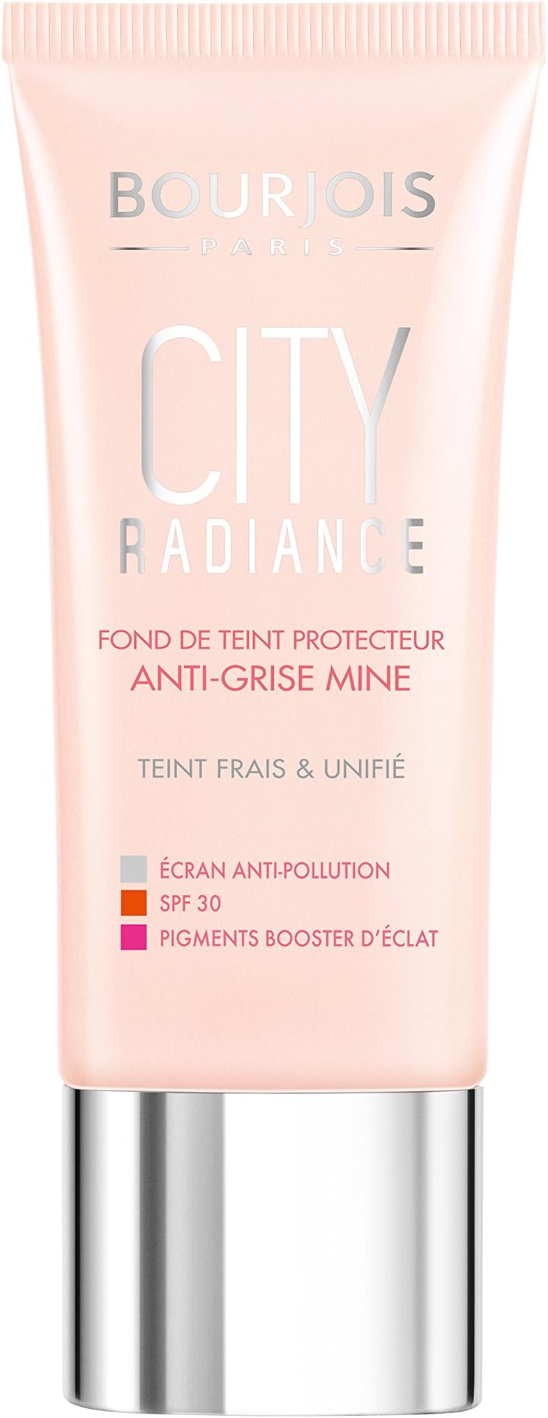 Bourjois City Radiance Foundation 02 Vanilla Medium Coverage Anti-Pollution 3ml