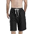 Scotamalone Mens Swim Trunks Swimming Shorts Swimwear Bathing Suits Quick Dry 11 Inch with Mesh Lining