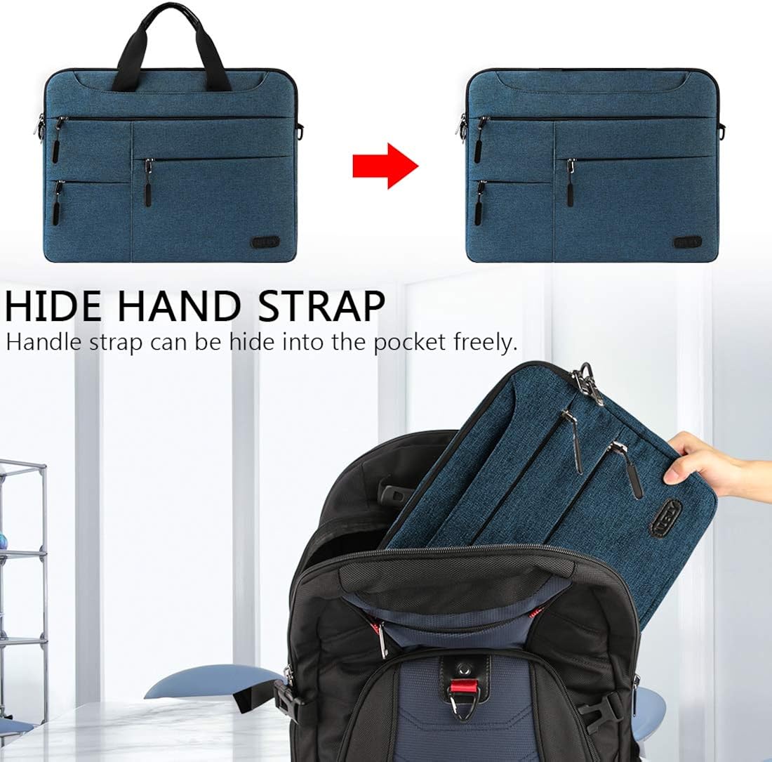 Laptop Bag 13-15.6 inch Computer Sleeve Laptop Case Briefcase Shoulder Bag Men: Clothing