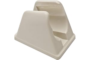 Dura Faucet DF-SA156-BQ RV Handheld Shower Wand Bracket Holder, Mounting Screws Included (Bisque Parchment)