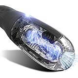 Automatic Male Masturbator Cup with 4 Powerful Vacuum Suction, 10 Vibrating Modes Male Sex Toy Handheld Flip Masturbators for