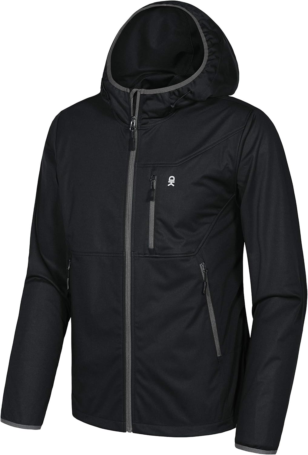 Little Donkey Andy Men's Lightweight Windbreaker, Softshell Jacket with Hood for Running Travel Hiking : Clothing