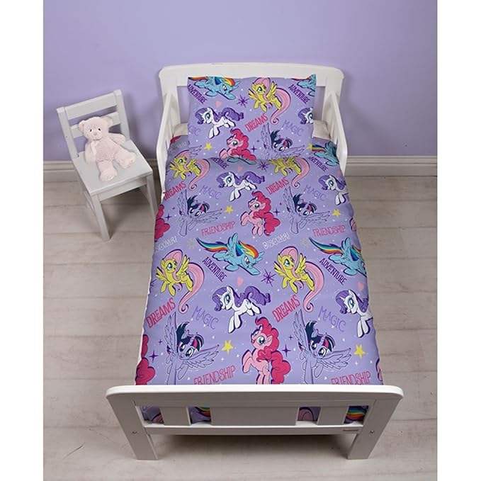 My little Pony Lila Junior Kleinkind Bettbezug-Set, Polyester-, pink, Single