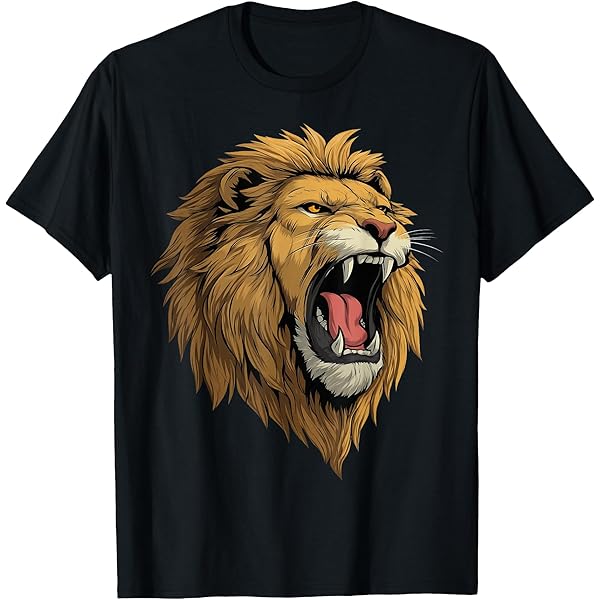 Amazon.com: Lion Graphic T-Shirt : Clothing, Shoes & Jewelry