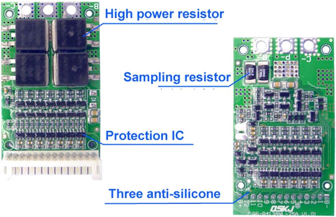winwill 6S-13S 7S 12S 25A LiFePo4 LiFe 18650 Battery Cell BMS Charger Protection Board 3.7V - Image 4