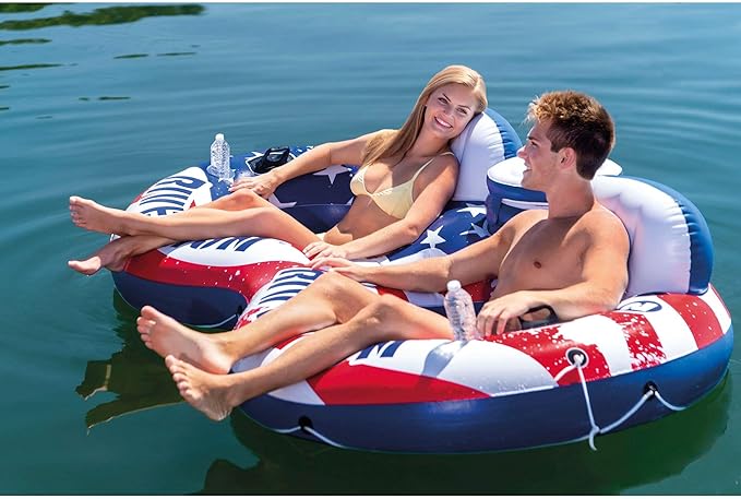 intex double tube with cooler