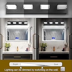 SOLFART Dimmable Bathroom Vanity Lights Black
