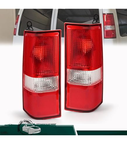 Left & Right, Clear Lens (SAE/DOT) Chevy Express Tail Lights - Foto 7