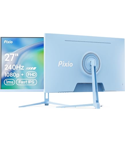 Amazon.com: Pixio PX248 Wave Blue 24 inch 200Hz Refresh Rate FHD