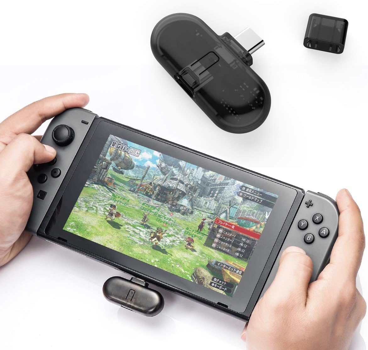 GuliKit ROUTE+ USB Type C Bluetooth Audio Transmitter for Nintendo Switch PC Low Latency