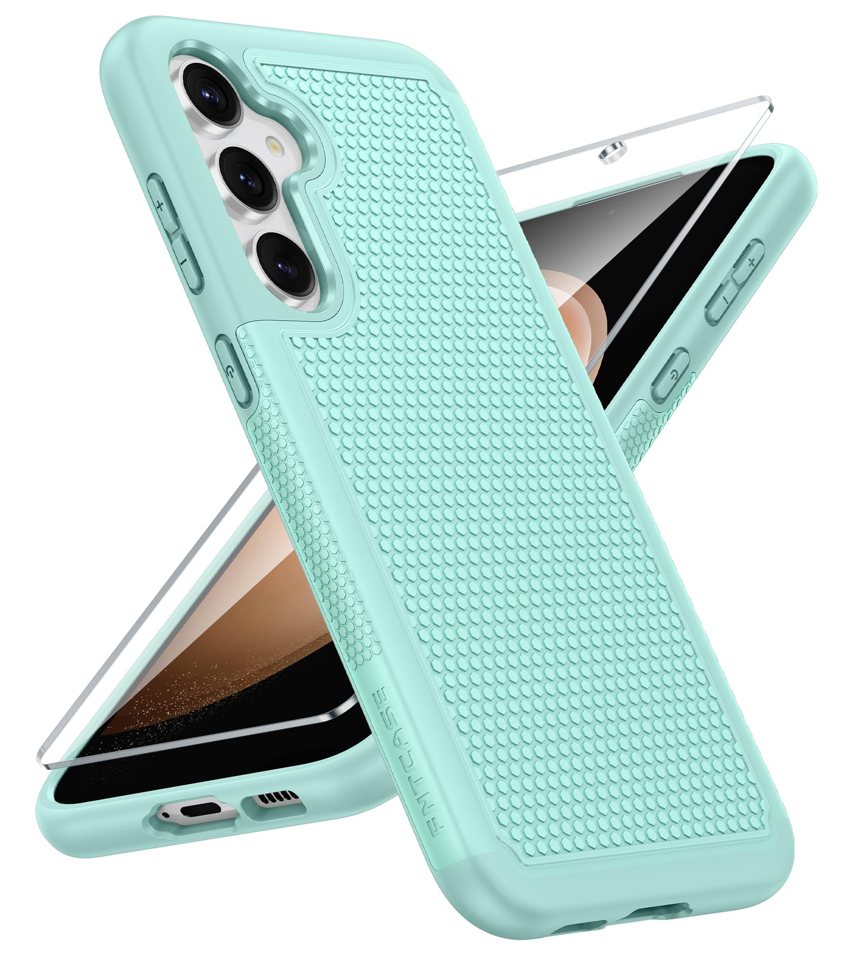 FNTCASE for Samsung Galaxy S23-FE Case: Dual Layer