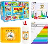 abeec Ultimate Kids Craft Box Bundle Arts and Crafts Set 32 Glitter Glues