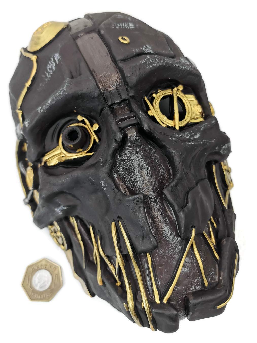 costumebase Dishonored Mask Corvo Attano Rat Urethane Costume Cosplay Halloween + Game Coin