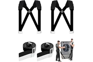 MAXBROTHERS Moving Straps, Lifting Strap for 2 Movers, Shoulder Lifting and Moving System for Appliances, Furniture, Mattress