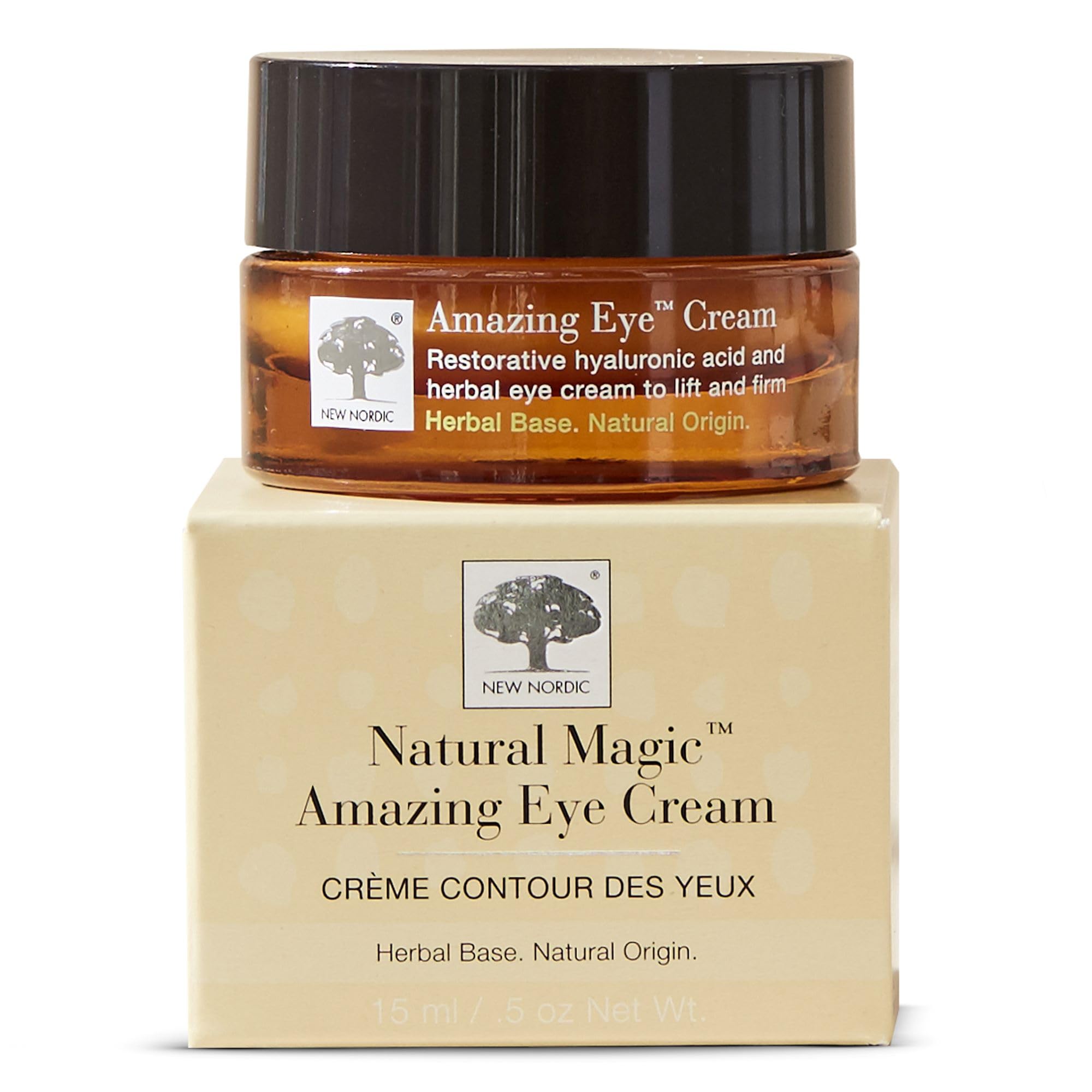 New Nordic Amazing Eye Cream - Moisturising & Firming Anti-Aging for the Under Eye - Suitable for All Skin Types - 15ml