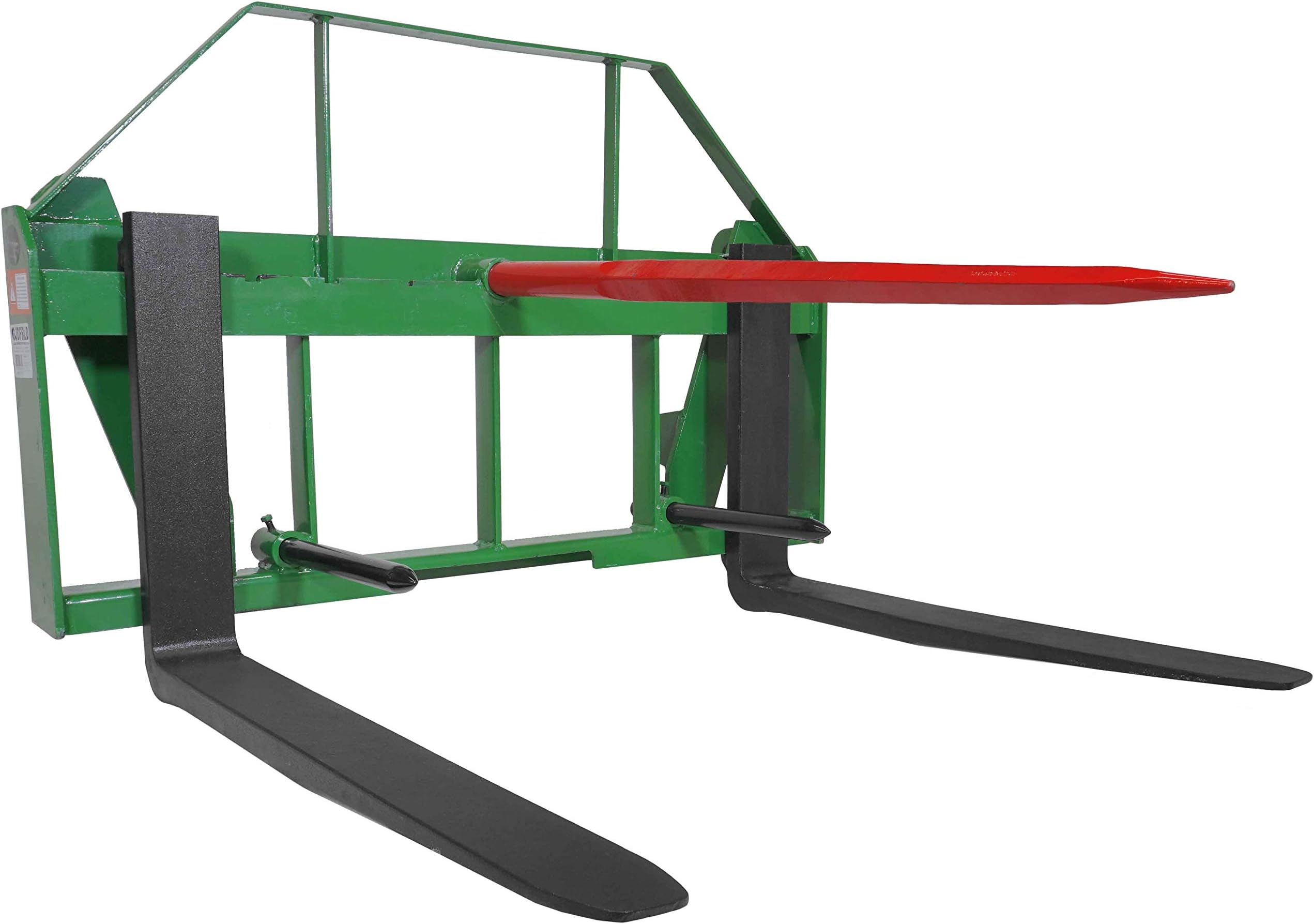 Titan 42" Pallet Fork Hay Bale Spear Attachment Fits John Deere Global Loaders