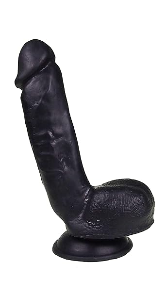 Doktor Dildo - Modell 04'Der Breite' - biegsamer Dildo mit Hoden und Saugnapf aus hygienischem TPE mit 4,4-5,0cm Durchmesser 