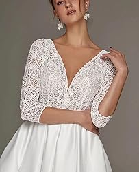 Plus Size Satin Wedding Dresses for Bride Short