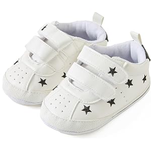 JOYEBUY Baby Shoes Boys Girls Infant Sneakers Non-Slip Rubber Sole Toddler Crib First Walker Shoes