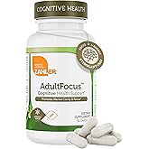 Zahler AdultFocus, Advanced Formula to Support Focus and Concentration, Certified Kosher, 60 Capsules