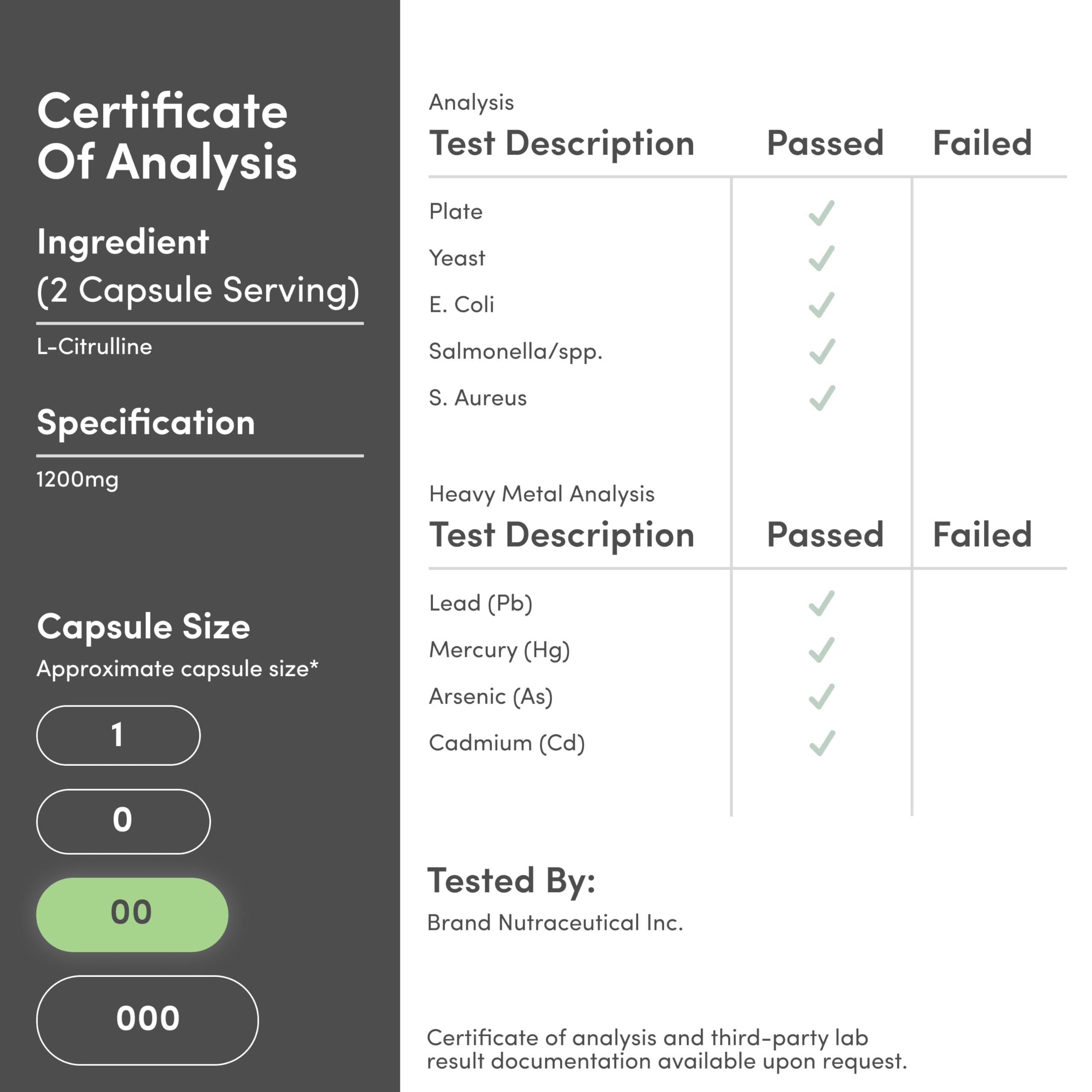 L Citrulline Capsules 1,200mg Per Serving, 210 Count (L-Citrulline Increases Levels of L-Arginine, Acts as a Nitric Oxide Booster) Muscle Recovery Supplement to Improve Muscle Pump by Double Wood