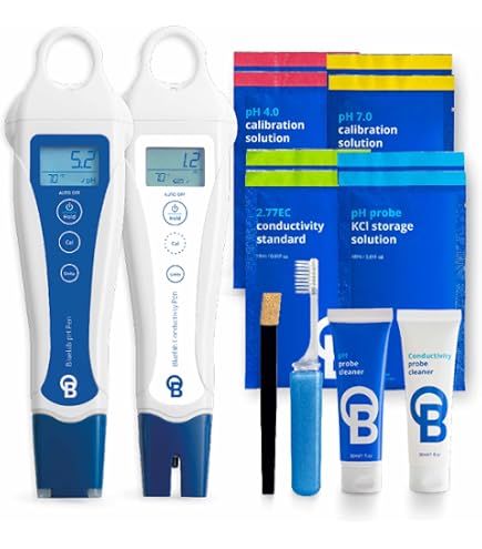 Bluelab pHペンメーターとプローブケアキット 植物 Bluelab PENSTP pH and Conductivity Starter Pack - Precision