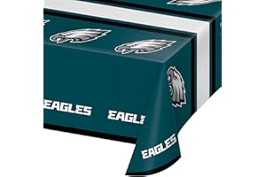 Trendware Philadelphia Eagles Plastic Tablecloths, 3 ct