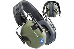 EARMOR M300A Ear Protection For Gun Range - Shooting Ear Muffs with Ergonomic Gel Cushions, IPX5 Waterproof Gear