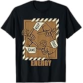 Brown Keep That Same Energy Brown Color Graphic T-Shirt