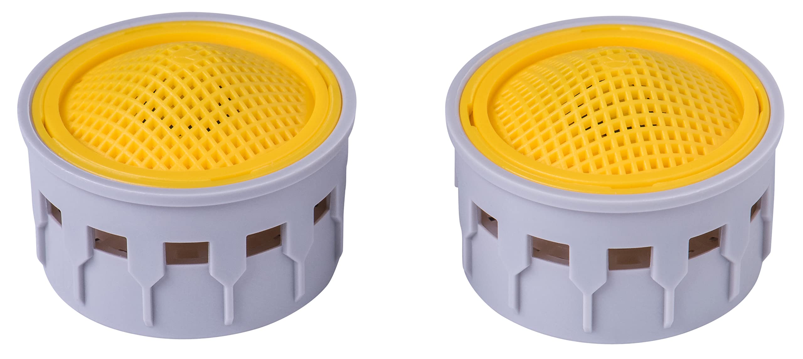 Cornat Aerator Insert M22 / M24 - Water Saving of up to 70% - with Seal - Suitable for Standard Aerators - Grey - Made of Plastic/Aerator Inner Part/Mixing Nozzle / TECWS508