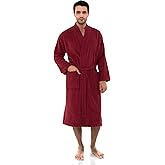 TowelSelections Mens Robe Cotton Terry Cloth Bathrobe Soft Kimono Towel Bath Robe for Men XS to 4X