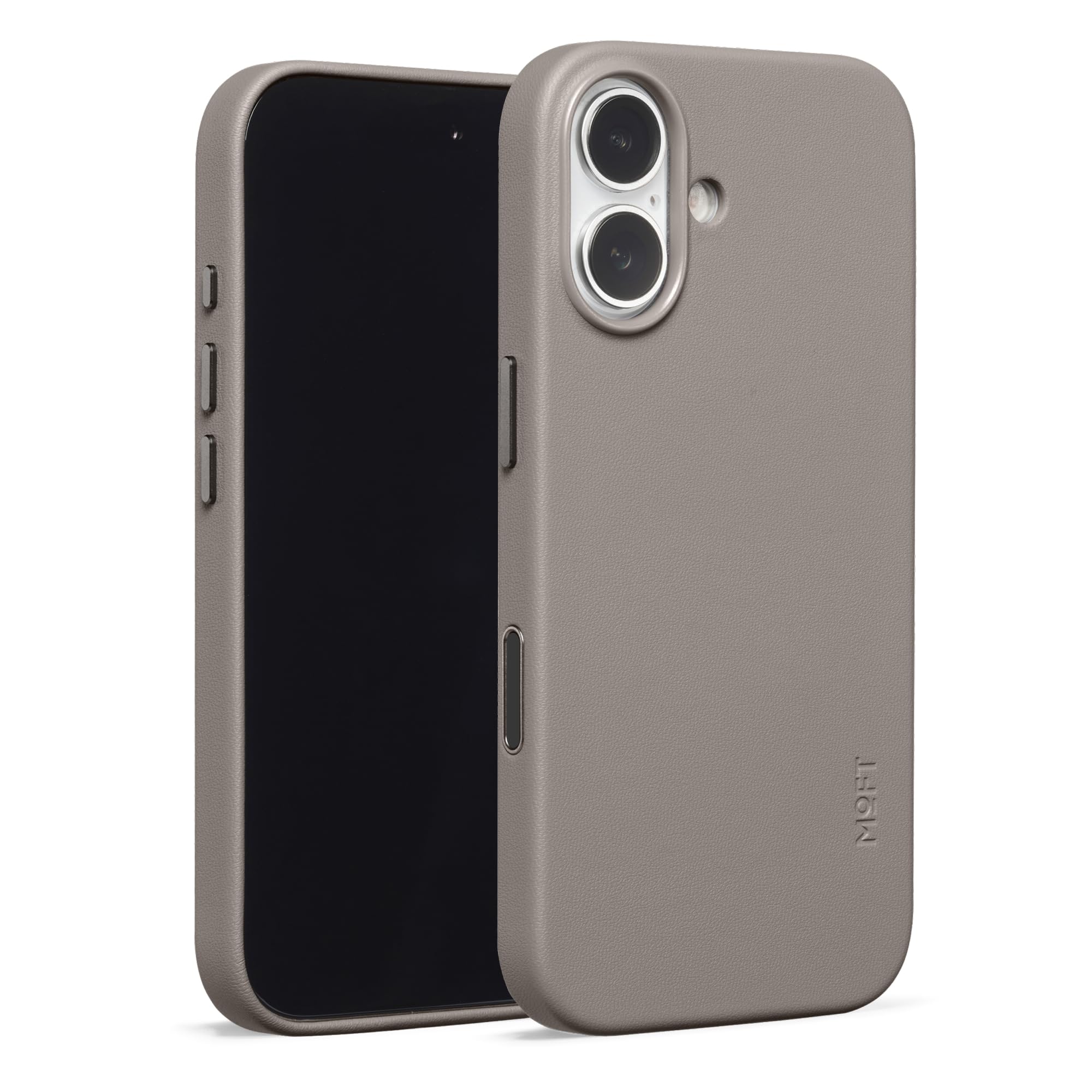 Photo 1 of MOFT MOVAS Snap Case for iPhone 17, MagSafe Compatible, Soft-Touch Vegan Leather, Classic Minimalist Design, Lightweight, Stain-Resistant & Camera Protection