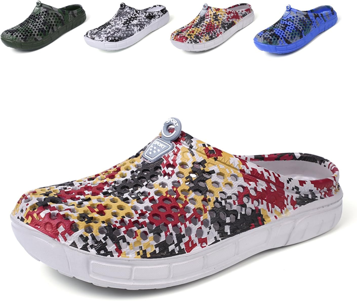 LIGHFOOT Garden Clog Shoes Beach Footwear Water bash Womens Summer Slippers
