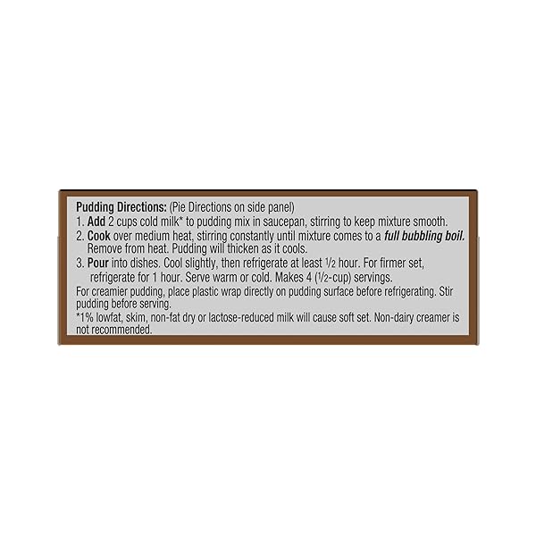 CHOCOLATE PUDDING & PIE FILLING MIX BY MY T FINE – EACH BOX: 4 AND 1/2 CUP SERVINGS (PACK – 2)