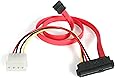 StarTech 18-Inch SAS 29 Pin to SATA Cable with LP4 Power (SAS729PW18)