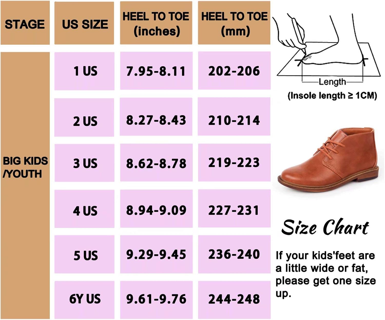  | Boys Dress Shoes School Uniform Kids lace-up Classic Oxford Chukka Boots Toddler Hook-and-Loop Comfortable Loafer | Oxfords