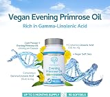 Swiss BioEnergetics Evening Primrose Oil 1000mg 90 Capsules Vegan view 4