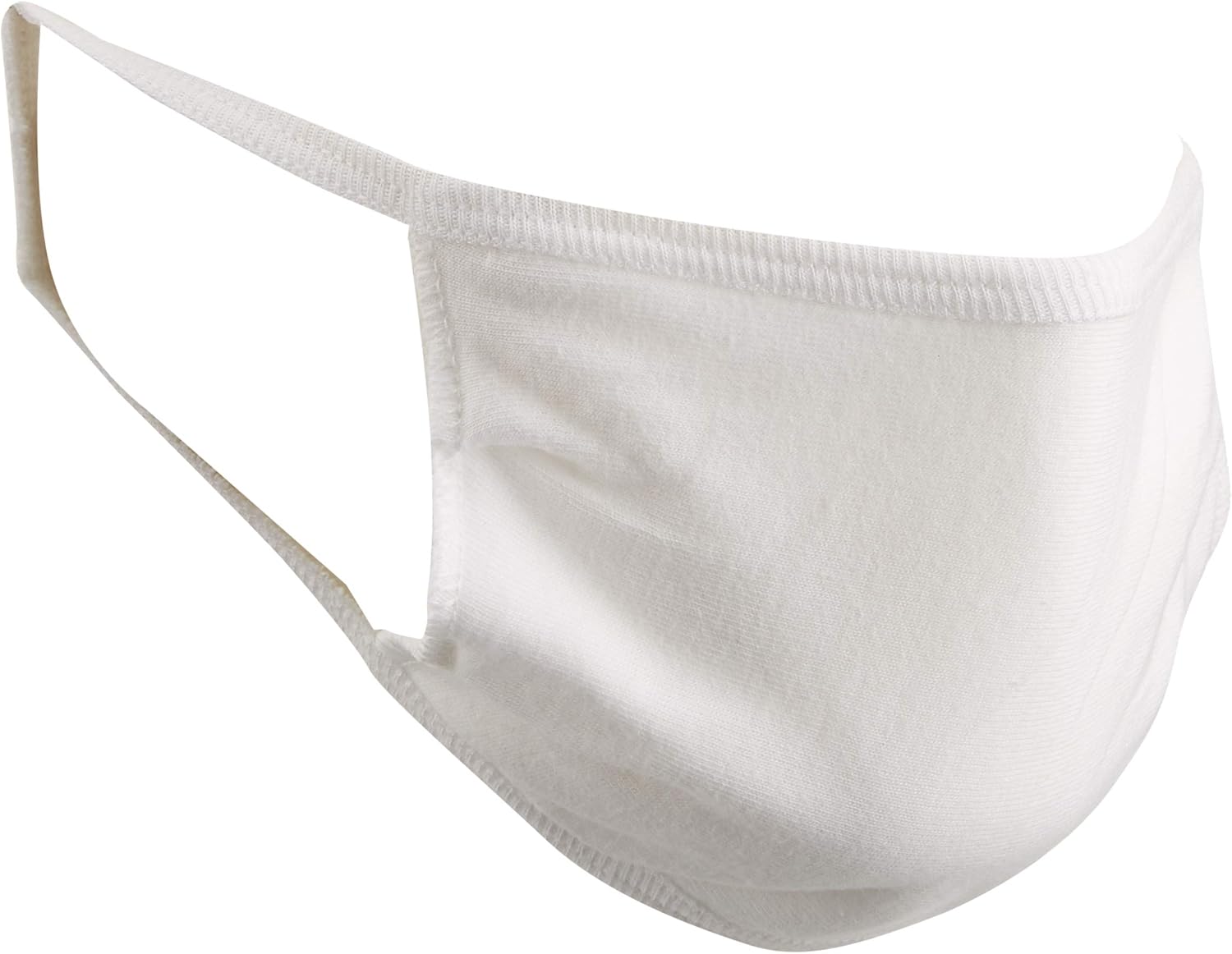 Shock Absorber face covers mask, White, One Size, 1 count (Pack of 5) - Image 3