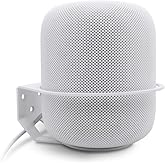 ALLICAVER Wall Mount Compatible Apple HomePod, Speaker Mount for Homepod 2, Sturdy Metal Made Mount Stand Holder Compatible Apple HomePod, White