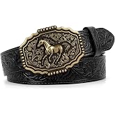 Cowboy Western Belts for Men Woman Cowboy Cowgirl Belt Leather Western Belt | 1.5