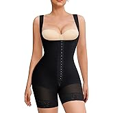Nebility Fajas Colombianas Moldeadoras Tummy Control Shapewear for Women Postpartum Body Shaper Waist Trainer Bodysuit