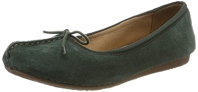 clarks green loafers