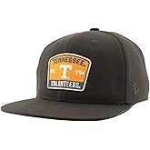 ZHATS Standard NCAA Officially Licensed Hat Flat Snapback Z11 Switchback Charcoal, Grey, One Size