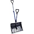 Snow Joe SJ-SHLV01 Shovelution Strain-Reducing Snow Shovel | 18-Inch | Spring Assisted Handle