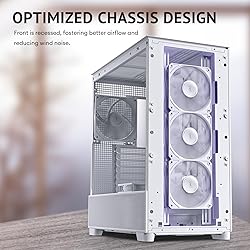 Antec Flux Wood White, 5 x PWM Fans
