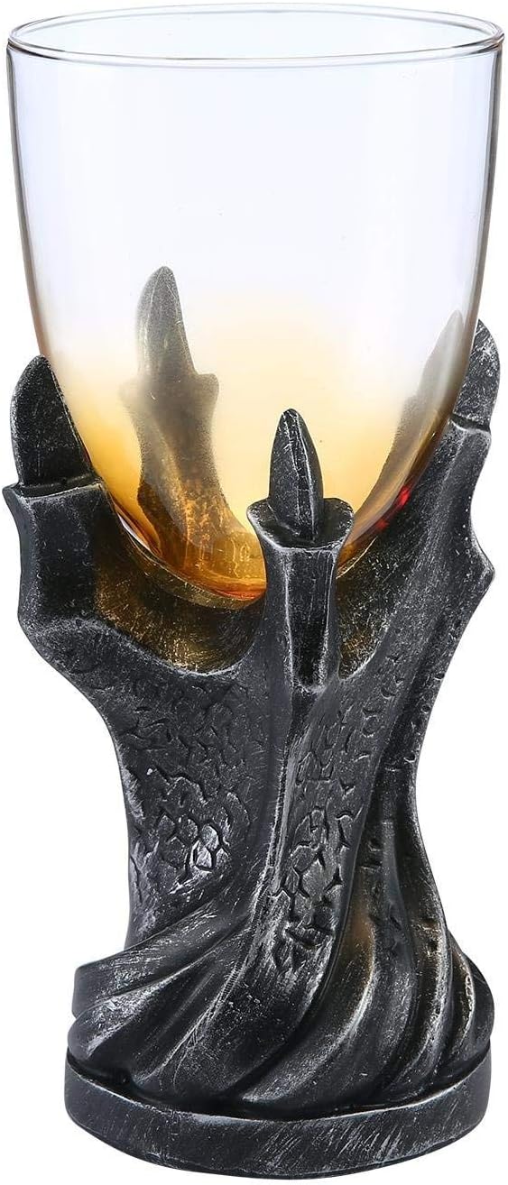 bicchiere isolato per artiglio bianco